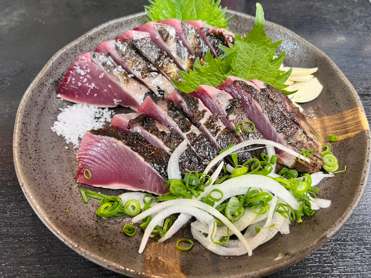 かつおの藁焼きタタキセット（特製タレ×天日塩）