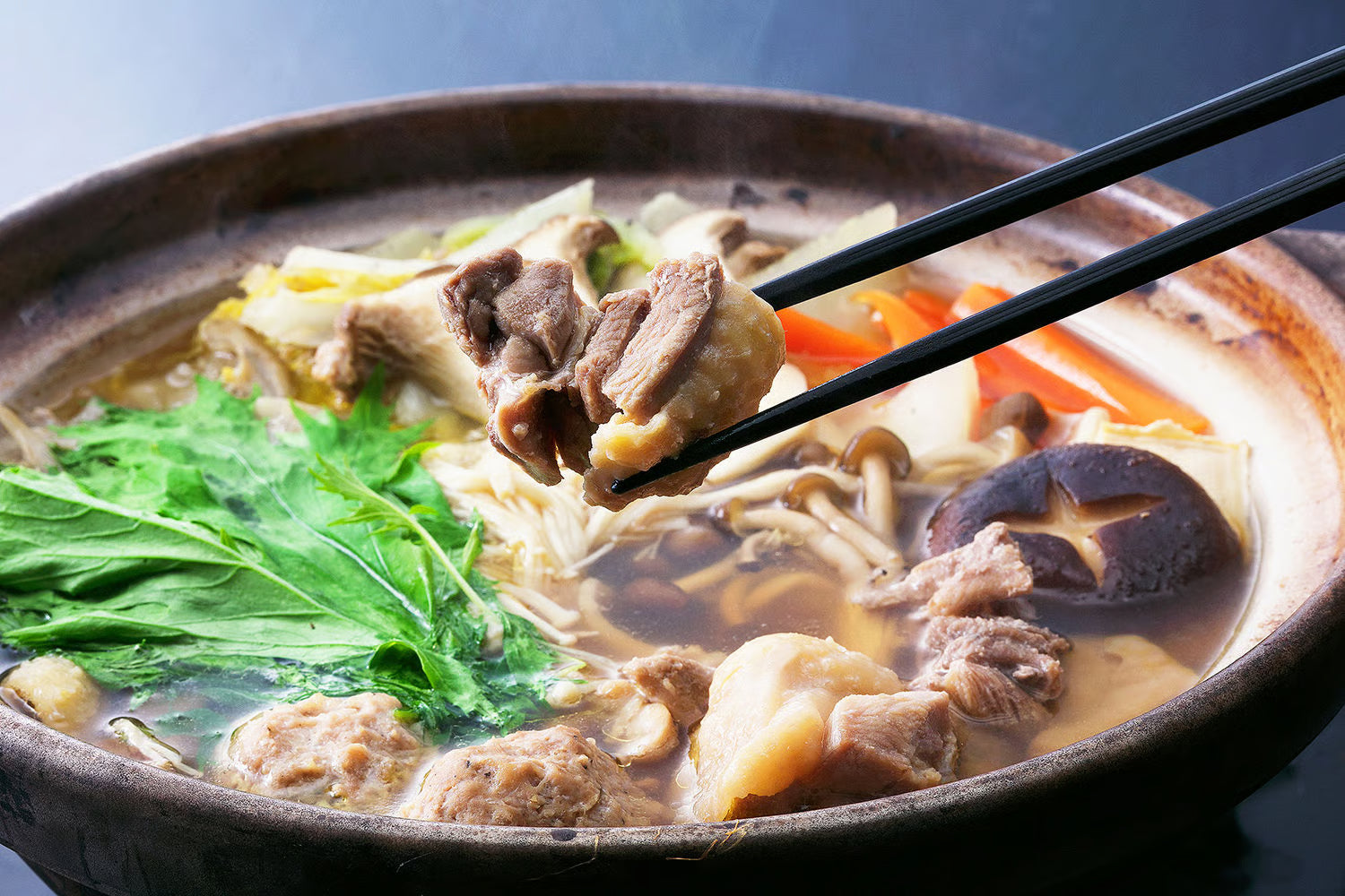 ごめんケンカシャモ鍋セット（3～4人前）